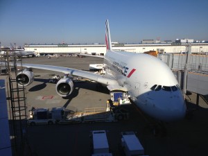 搭乗機　A380（F-HPJH）