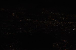 パリ郊外の夜景
