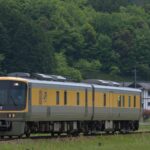 キヤ141福塩線非電化区間検測（2025年5月）