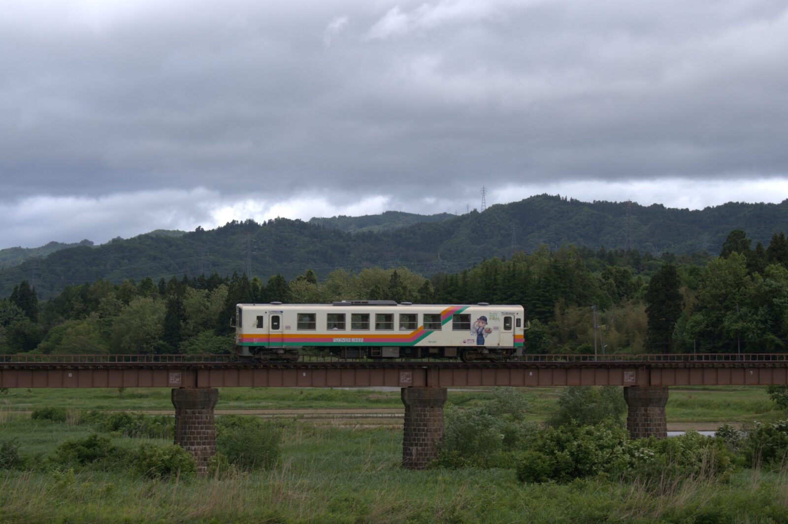 米坂線と山形鉄道を撮影