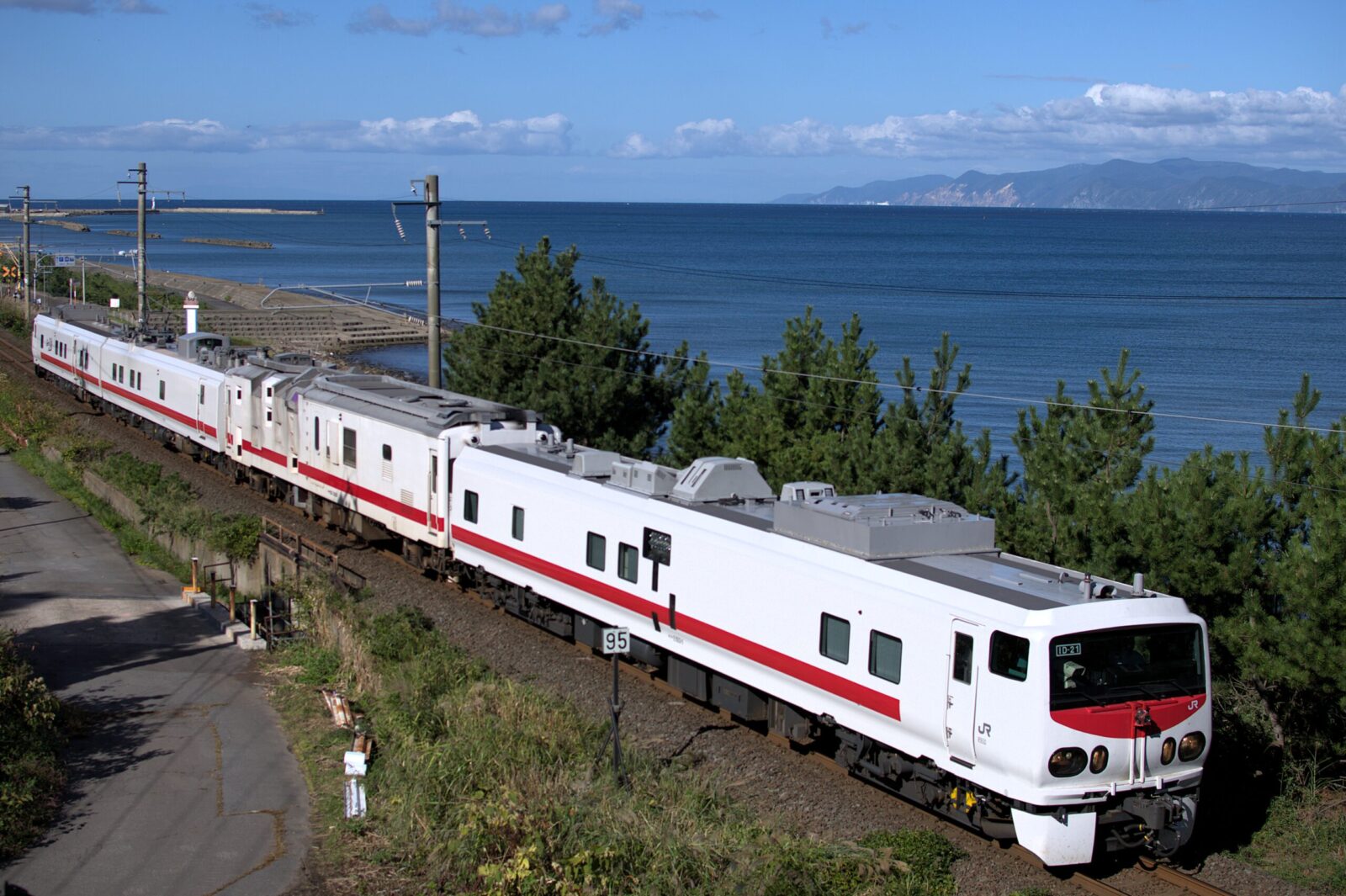 キヤE193系East i-D+マヤ50 津軽線検測（2025年9月）